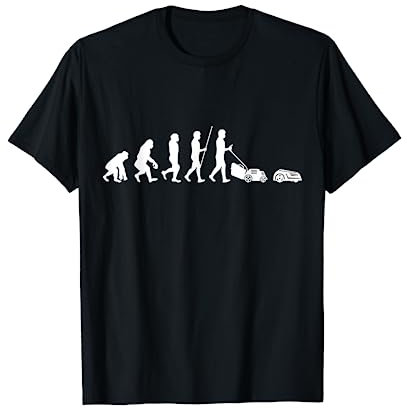 Mähroboter Garten Evolutions Rasenroboter Männer Kleingarten T-Shirt