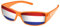 Taffstyle Sonnenbrille Brille Fahne Fussball EM WM Länderflagge Augen Fanartikel Land Flagge Frauen Männer Kinder Basketball Handball Mitgebsel Niederlande