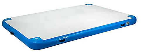 ZXQZ Erwachsene Aufblasbar Schwimmbecken Wasserhängematte, Tragbarer Swimmingpool-Lounge-Sessel mit Inflator, für Erwachsene und Kinder (Color : Blue)