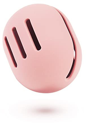 CORNERIA Reisetasche für integrierten Make-up-Schwamm, Silikon, waschbarer, wiederverwendbarer Make-up-Schwammhalter, Blender-Halter, Beauty-Make-up-Schwamm, schützende Tragetasche (Rosa)