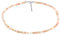 XEN Pink Opal - Collier 5,5 mm facettiert 43 + 5 cm 925 Silber 43