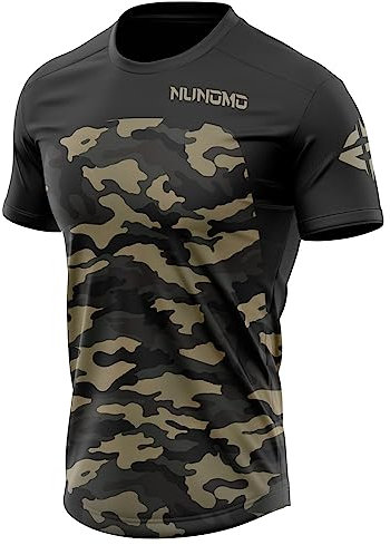 NUNOMO Herren Mountainbike MTB Top Kurzarm Atmungsaktiv Bequem Weich Feuchtigkeitstransport Radtrikot?Kurzarmtrikot Für MTB Rennrad/Multisport/Fitness/rocknend (TYP-2,L)