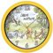 Disney Winnie Puuh Wanduhr WP3014, Einheitsgröße, Gelb