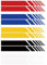 5 Paia Adesivi per Specchietti Retrovisori Car Stripes, Car Stripes - Adesivi per Specchietti Macchina - Strisce Design - Tuning - Ideale per Tutte Le Auto - Sinistro E Destro Striscia Striscia