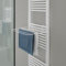 Inbagno Stendibiancheria universale per termoarredo in acciaio bianco, 51x28 cm con libera installazione e ganci laterali