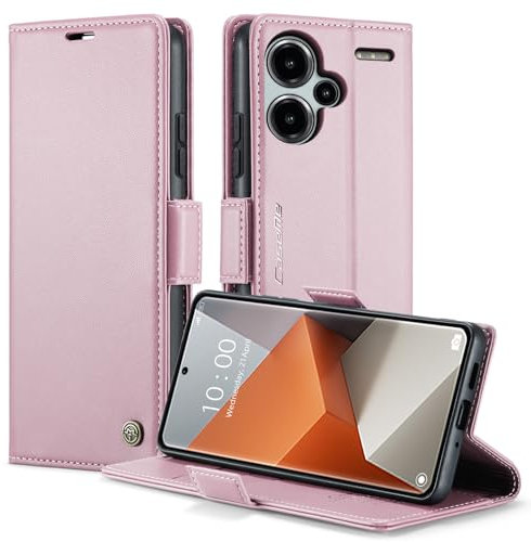 Phernykas Coque pour Redmi Note 13 Pro Plus 5G Étui Portefeuille Cover en Cuir PU Wallet avec Cartes Magnétique et RFID Protection Antivol Folio Housse Redmi Note 13 Pro Plus 5G Case, doré