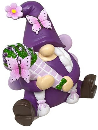 fanelod Nain de Pot de Fleur, Nains de Jardin décoratifs pour pelouse,Petite décoration de jardinière | Figurine naine de Printemps et d'été, décoration de Jardin, de pelouse pour Bureau