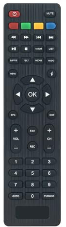 VINABTY Neu Fernbedienung Ersatz für ﻿MEGASAT HD 200,HD 310,HD 644,HD 6000,HD 7000,HD 350,HD 370,HD 390 Remote Controller