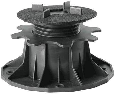 Justierbare Plattenlager Stelzlager für Terrassen-Platten - Höhenverstellbare Stellfüße für Keramik, Stein, Beton und Fliesen - 48 Stück, 34-70 mm