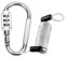 Avejjbaey Carabiner Clip and Combination Lock Heavy Duty Combo Lock Anti-Theft Carabiner Air Key Chain D Ring Hook