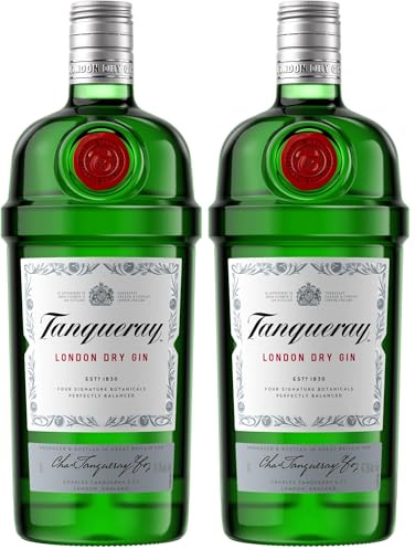 Tanqueray London Dry Gin | 43,1% Vol | 700ml (Packung mit 2)