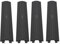 4 Pzs Rampa de Protección de Cables,100x13x2 cm,Pasacables de Suelo Robusta Canal de 4 x1,4 cm,Protección de Cables Eléctricos,para Hogar,Interior,Exterior,Oficina,supermercados (4 Pzs-100x13x2 cm)