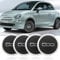 Confezione 4 per 500 Coprimozzo Ruota, 68078419AC Copricerchi Sostituzione per Fiat 500, 500 Accessori Di Ricambio per Fiat 500 2012-2022 (A)