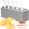 YANGYMM Saucenspender, Saucenpumpe, Quetsch-Gewürz-Dosierpumpe, Saucenpumpe aus Edelstahl, Eimer-Gewürzpumpe zum Quetschen von Salatmarmelade und Gewürzsauce, 2L-5Pumpen