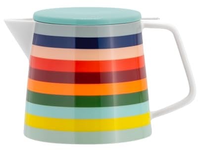 REMEMBER Teekanne Lorenzo - Porzellan und Edelstahl - 1,2 L