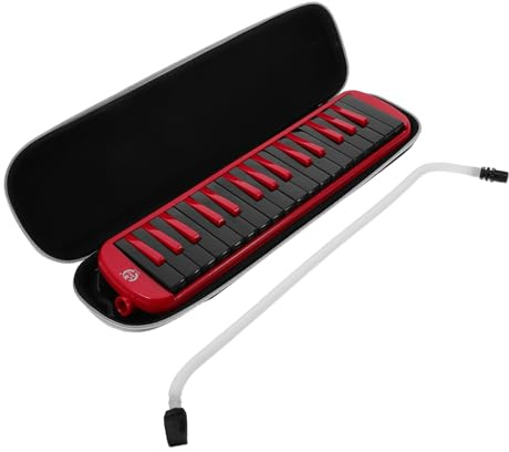 Hoement Keys Soprano Melodica Mouth Organ Keyboard Wind Musical Instrument for Beginners Boys and Girls Adults Learning Carrying Bag