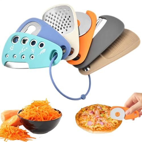 Generische Gadgets de Cuisine Open -Bouteille - Schäler für Küche, Slicer -Gemüseschneider - Grider aus Pizza in Edelstahl geschnitten | Multifunktionale Kochwerkzeuge,