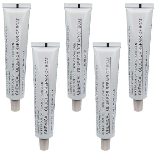 Colla per Riparazione di Gommoni in PVC - 30 ml - Adesivo Marino ad Alta Resistenza per Vinile, Materassi ad Aria e Gonfiabili - Kit Impermeabile per Piccoli Fori
