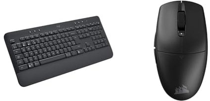 Logitech Signature K650 Wireless & Corsair M55 WIRELESS Lightweight FPS Gaming