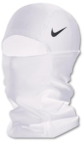 Nike PRO Hyperwarm Hydropull Hood Balaclava - Unisex - Dri-Fit Technology (White)