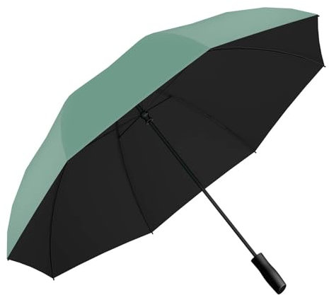 Doppler zero XXL Ultra Sun Golf Regenschirm mit UV-Schutz - malachite green-black