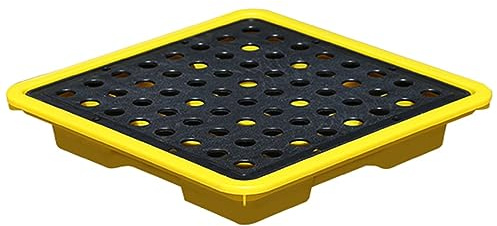 modulare Auffangwanne, Auffangpalette mit oberem Gitterrost und 50 kg Tragfähigkeit(49x36x10CM)