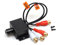 DIYI - Amplificador de sonido con selector de control para volumen, con conector RCA, para coche