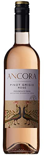 Ancora Pinot Grigio Rosé, IGT Provincia di Pavia (Case of 6x75cl), Italien/Roséwein, (GRAPE PINOT GRIGIO 85%, PINOT NOIR 15%)