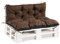 Mayaadi-Home Palettenauflage Palettenkissen Kissen Palettensofa Euro Paletten Polster MH-TMPA Braun