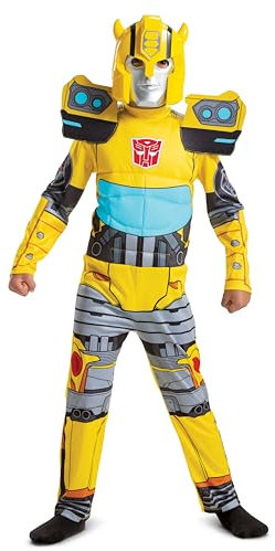 Transformers, Disfraz Bumblebee Amarillo de Disguise para Niños