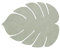 Lind DNA Tischset Monstera Recyceltes Leder Hippo Olive Grün, Maße: 26cm x 22cm, 989956