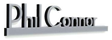 Plaque de nom de porte de bureau - Acrylique gris - Étiquette de nom murale personnalisée - Enseigne de bureau d'affaires contemporaine - Plaque de nom de porte - Style 1