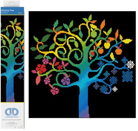 DIAMOND DOTZ Painting Kit, Intermediate Kit, DD8.014, Wishing Tree