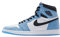 Nike, Scarpe da basket unisex, bianco/blu universitario-nero., 44.5 EU