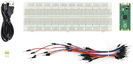Starter Kit for Raspberry Pi Pico,Based on Raspberry Pi Pico RP2040 Microcontroller Board with Pre-Soldered Header,Support C/C++/Python