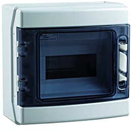 CHINT CARPENTERIA CENTRALINO PORTA TRASPARENTE IP40 (8 MODULI, NEW ECOLOGY IP65)