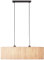 BRILLIANT Lampe, Wimea Pendelleuchte 2flg schwarz/natur, 2x A60, E27, 52W, Kabel kürzbar/in der Höhe einstellbar