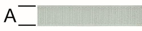 Vormann 008584200W Klettband Selbstklebend, Weiß, 20mm Haken, 40 Meter