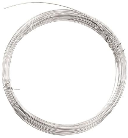 NEU Silberdraht mit Kupferkern, versilbert, Stärke 1mm, Länge 4m
