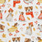 HEKO PANELS Oxford Wasserdichte Meterware Canvas Polyester Stoff Zum Nähen, Dekostoffe Wasserabweisend Blickdicht, Hunde Herbst 2 Meter 155 x 200 cm
