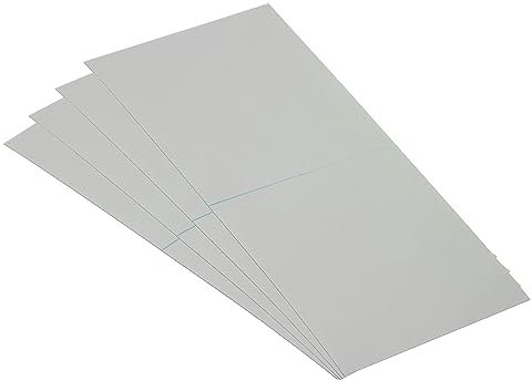 PATIKIL 6.5 Polarisierte Folie Blätter 4 Packung Kleber Polarisator Linearer Polfilter 7.9x15.1cm für Bildschirm Fotografie Beleuchtung 0°
