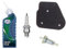 Inspektionsset Wartung Inspektion Set passend für CPI Keeway Generic Roller 2T – Getriebeöl, Luftfilter, Zündkerze BR7HS, Benzinfilter