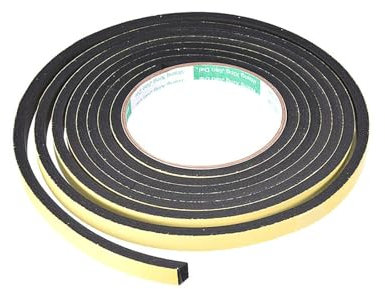 Recogwood Sealing Foam Tape 10mm(W) x 5mm(T) x 3M/9.84ft(L), Self Adhesive Weather Strip for Window Door Insulation