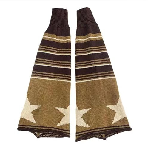 kswlwccpp Damen Stulpen Bequem Lang Warm Gestrickt Beinwärmer Bein Stulpen XXl Flauschig Weich Winter Stulpensocken Leg Warmers Dünn Extra Weit Beinstulpe Stulpen