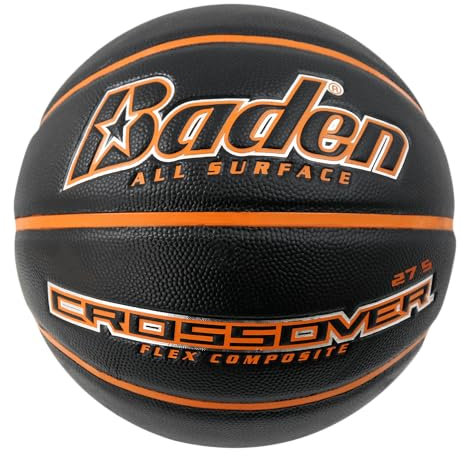 Baden Crossover Basketball für Kinder und Erwachsene - für Outdoor und Indoor - Freizeitball für alle Oberflächen, 5