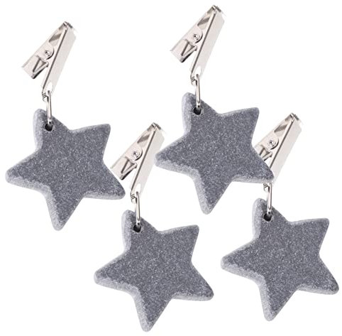 ABOOFAN Tischdecke 4 Stück Tischdeckenhalter aus Stein kompaktes Tischdeckengewicht Tischdeckengewichte klemmen für tischdecken table cloth clips dekoration tischläufer schwer