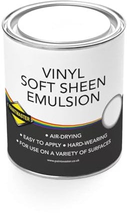 Paintmaster Silk Emulsion: Ideal for Reflective Interior Walls - Medium to High Shine Finish (Vinyl Soft Sheen Emulsion - Cream, 2.5L)