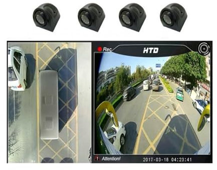 High-definition panoramic 360 car camera for large truck 3D 360 degrees without power 360 panoramic system car