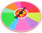 FOYTOKI Drehteller Partyspaß Radspiel Drehteller Kleiner Drehteller Wandspiel Drehteller Drehbares Spiel Requisite Preisrad Ziehspiel Hängender Drehteller Ziehspiel Rad
