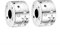 MGIUL Starry Sky Clip Stopper Charms 2pcs PendantPour Bracelets Colliers Pendentifs en Argent 925 Perles Bijoux Cadeau Pour Femmes